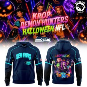 Seattle Seahawks x K-Pop Demon Hunters Halloween Night 2026 Hoodie