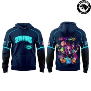 Seattle Seahawks x K Pop Demon Hunters Halloween Night 2026 Hoodie 2