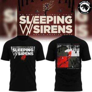 Sleeping With Sirens An Ending In Itself North America Tour 2026 T-Shirt