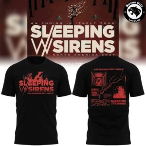 Sleeping With Sirens An Ending In Itself North America Tour 2026 T Shirt 2