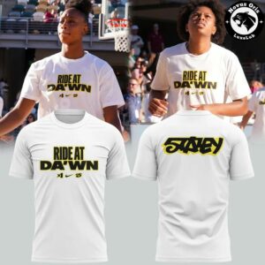 South Carolina Gamecocks Ride At Dawn 2026 White Graphic T Shirt 1