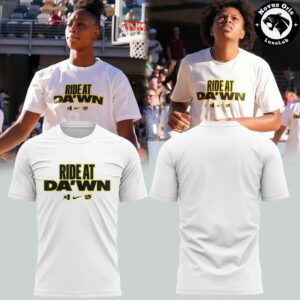 South Carolina Gamecocks Ride At Dawn 2026 White Graphic T Shirt 2