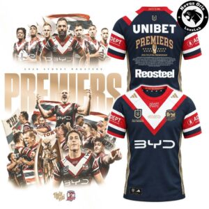 Sydney Roosters NRL Premiers 2026 Limited Exclusive Signed Jersey 2