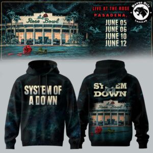 System Of A Down Rose Bowl Stadium 2027 Hoodie 2