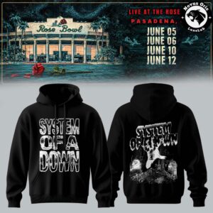 System Of A Down Rose Bowl Stadium 2027 Hoodie 4