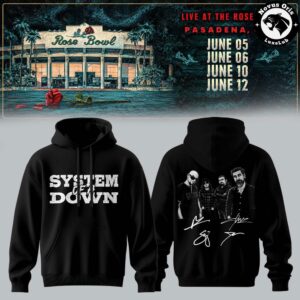 System Of A Down Rose Bowl Stadium 2027 Hoodie 5