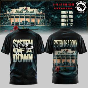 System Of A Down Rose Bowl Stadium 2027 T Shirt 1