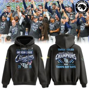 Tampa Bay Rays American League Champs 2026 Hoodie 4