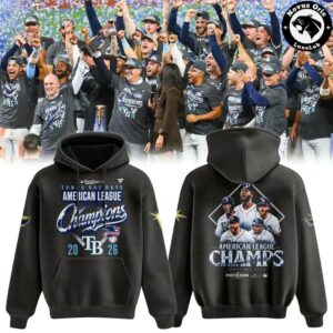 Tampa Bay Rays American League Champs 2026 Hoodie 5