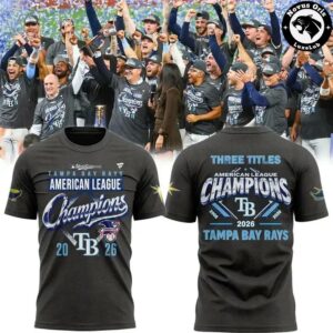 Tampa Bay Rays American League Champs 2026 T Shirt 5