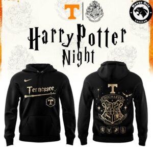 Tennessee Volunteers x Harry Potter Night 2026 Black Pullover Hoodie 1