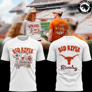 Texas Longhorns Red River Rivalry 2026 Custom Graphic T Shirt 2