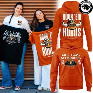Texas Longhorns x McLaren Racing Hook ‘Em Horns 2026 Orange Hoodie