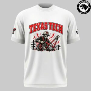 Texas Tech Red Raiders Lineman Halloween 2026 Graphic T Shirt 2