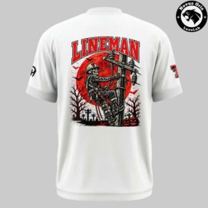 Texas Tech Red Raiders Lineman Halloween 2026 Graphic T Shirt 3