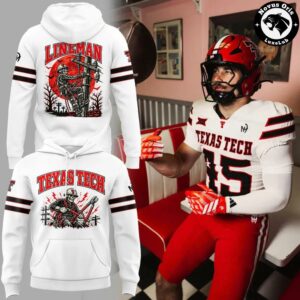 Texas Tech Red Raiders Lineman Halloween 2026 Pullover Hoodie