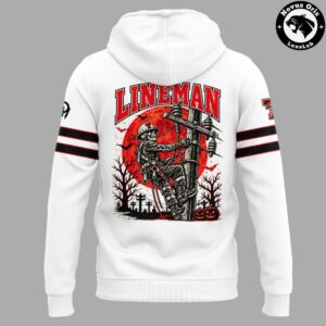 Texas Tech Red Raiders Lineman Halloween 2026 Pullover Hoodie 3