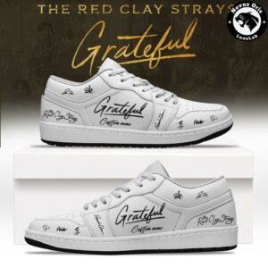 The Red Clay Strays Grateful 2026 Custom Signed Air Force 1 2