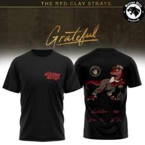 The Red Clay Strays Grateful 2026 Signed T Shirt 11