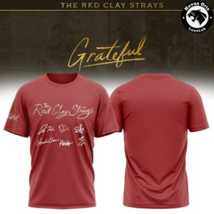 The Red Clay Strays Grateful 2026 Signed T Shirt 4