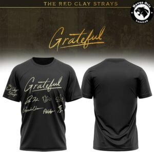 The Red Clay Strays Grateful 2026 Signed T Shirt 5