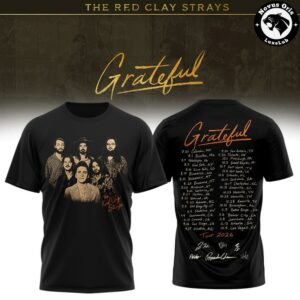 The Red Clay Strays Grateful 2026 Signed T Shirt 6