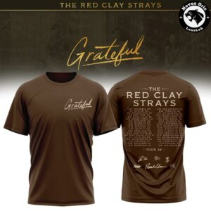The Red Clay Strays Grateful 2026 Signed T Shirt 7