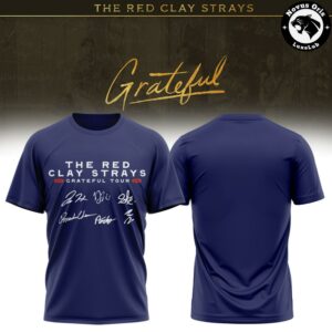 The Red Clay Strays Grateful 2026 Signed T Shirt 8