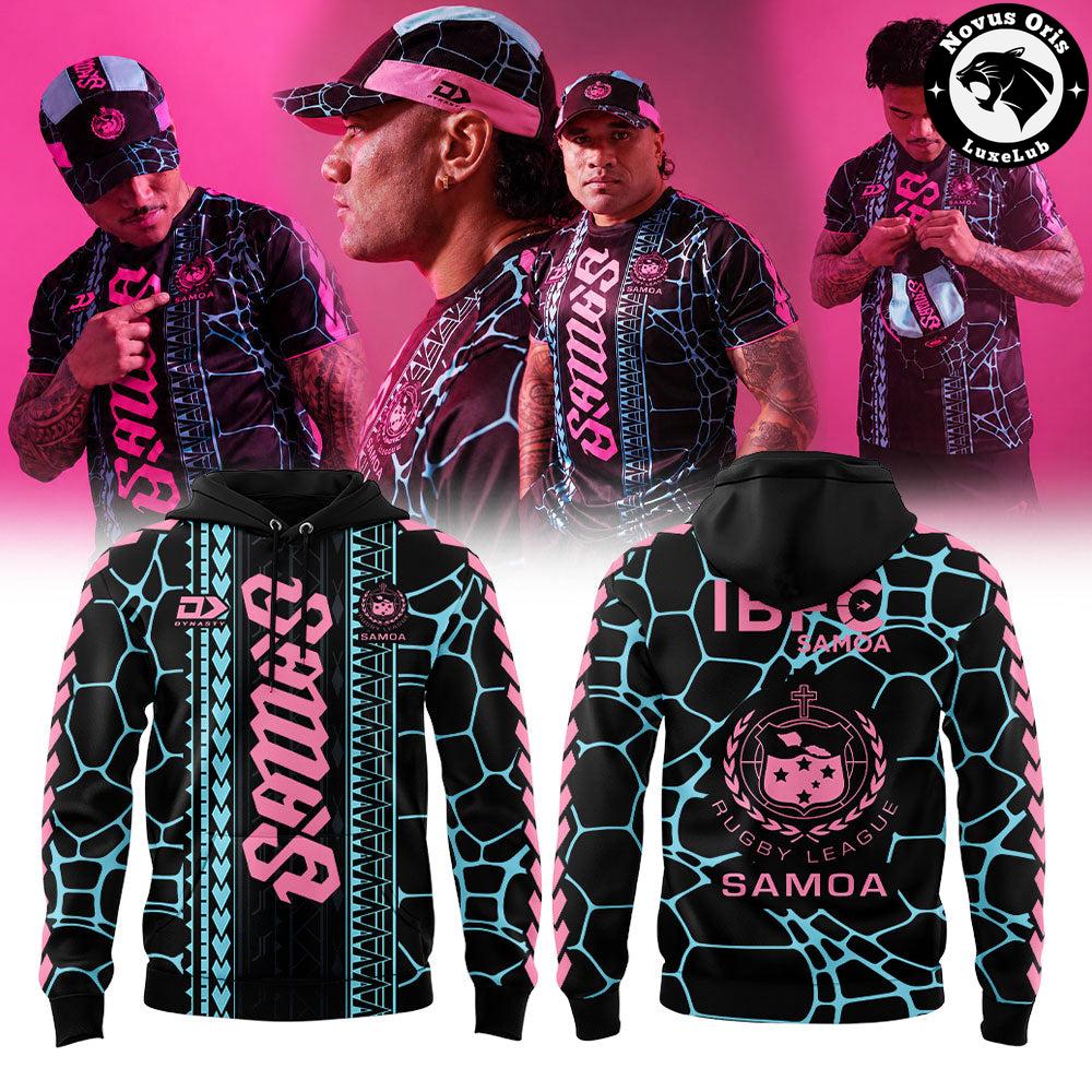 Toa Samoa Rugby Captain's Run 2026 Turtle Shell Pattern Hoodie Toa Samoa Rugby Captain's Run 2026 Turtle Shell Pattern Hoodie