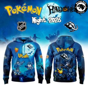 Utah Mammoth x Pokémon Halloween Night 2026 Hoodie