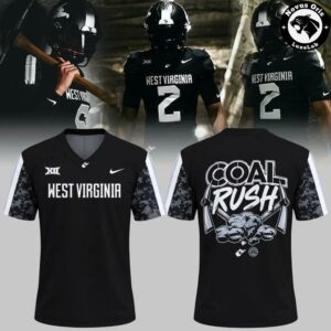 West Virginia Mountaineers Coal Rush 2026 Football Jersey