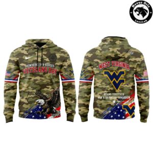 West Virginia Mountaineers Veterans Day 2026 Hoodie 2