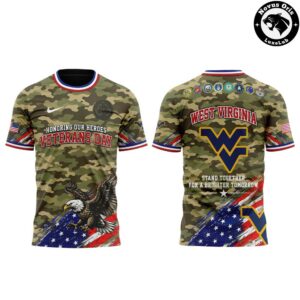 West Virginia Mountaineers Veterans Day 2026 T Shirt 2