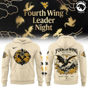 West Virginia Mountaineers x Fourth Wing Leader Night 2026 Hoodie