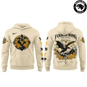 West Virginia Mountaineers x Fourth Wing Leader Night 2026 Hoodie 2