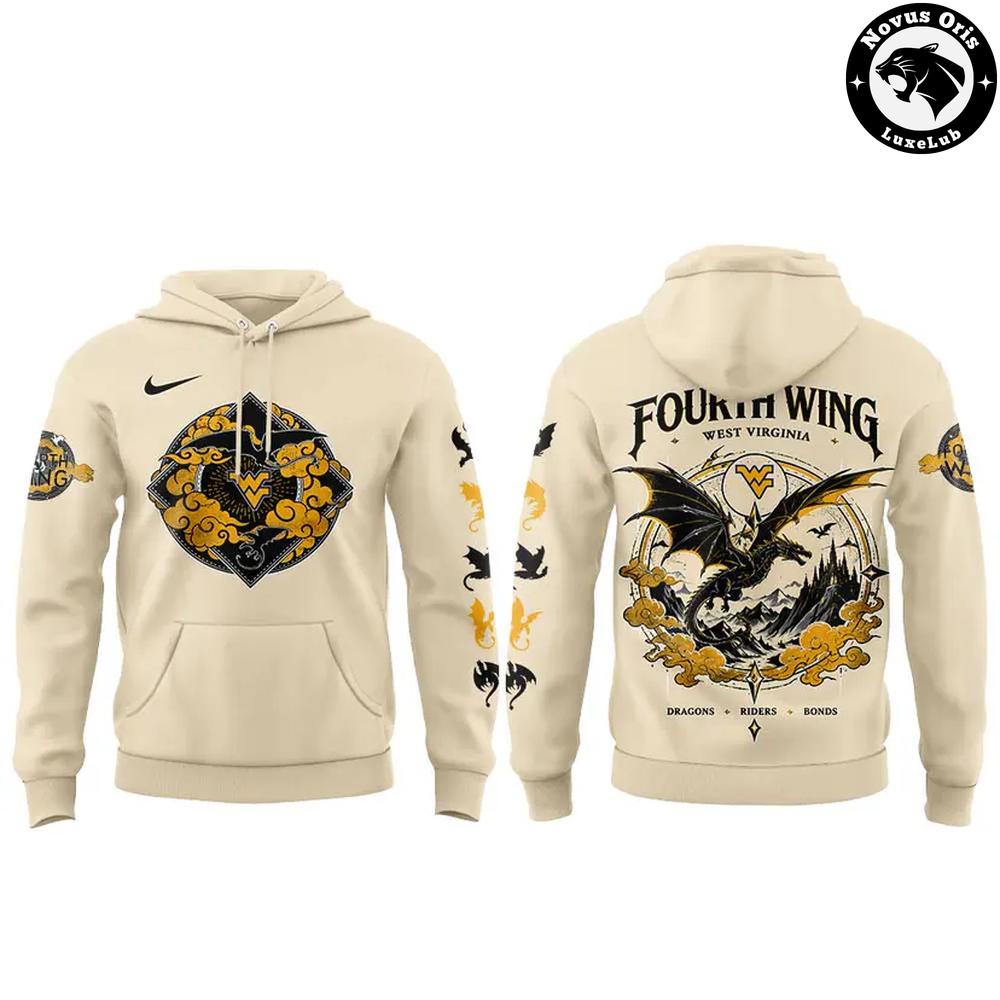 West Virginia Mountaineers x Fourth Wing Leader Night 2026 Hoodie West Virginia Mountaineers x Fourth Wing Leader Night 2026 Hoodie